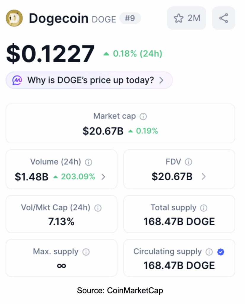 Dogecoin lance le tout premier ETF spot sur un meme coin, et cela propulse  Maxi Doge au sommet