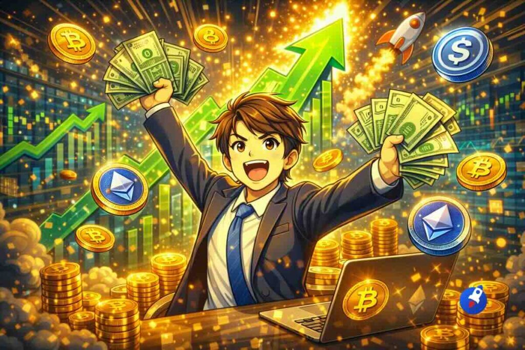 Bull Run 2026: 3 crypto pour devenir millionnaire