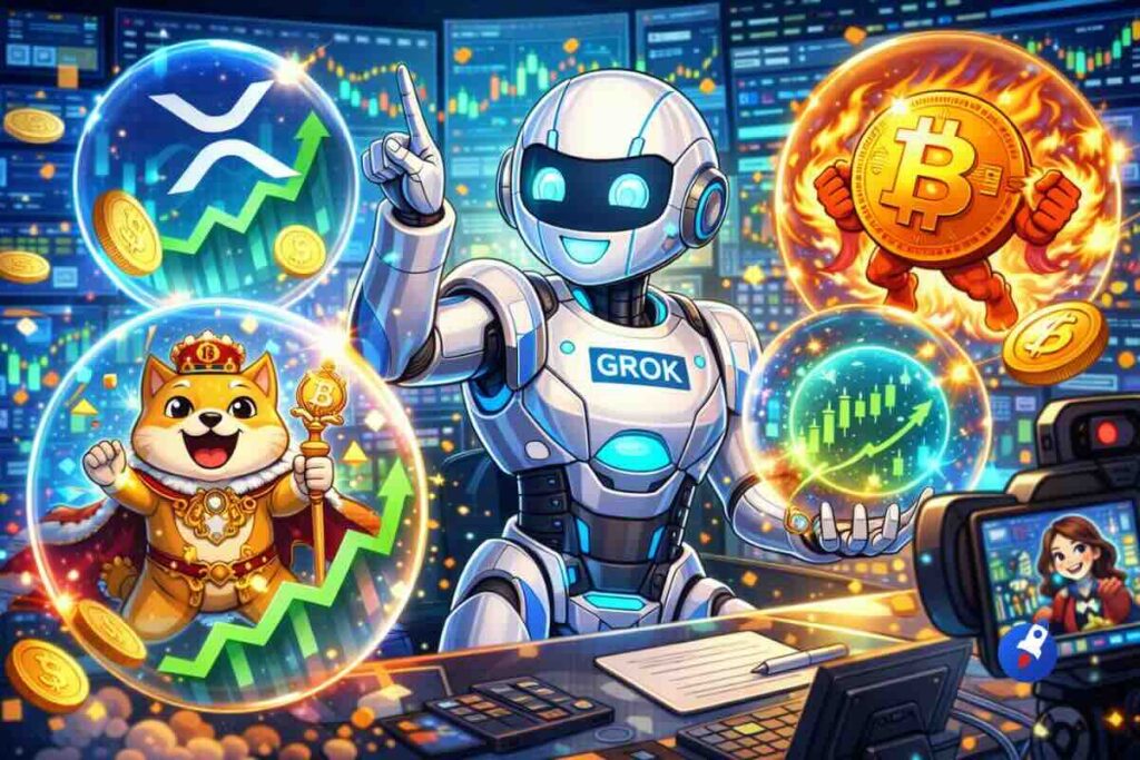 Grok IA prédit le prix de XRP, Hyper et Maxi fin 2026