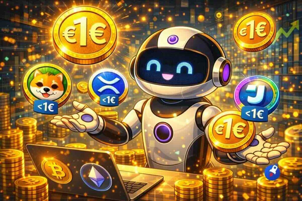 Grok IA dévoile les 3 crypto à moins de 1 euro pour devenir riche