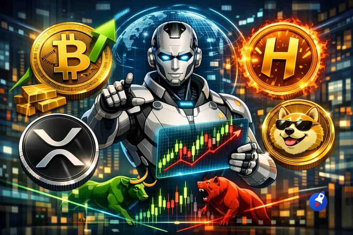Manus IA prédit le prix de XRP, Hyper et Maxi fin 2026