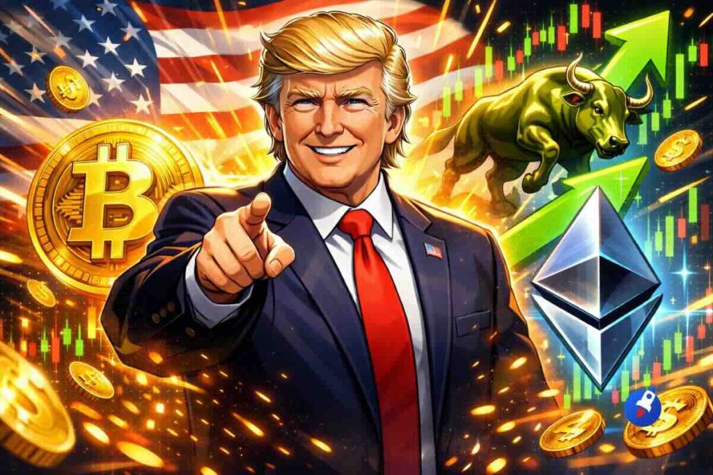 Trump lance le bull run: 3 crypto à acheter pour faire x1000