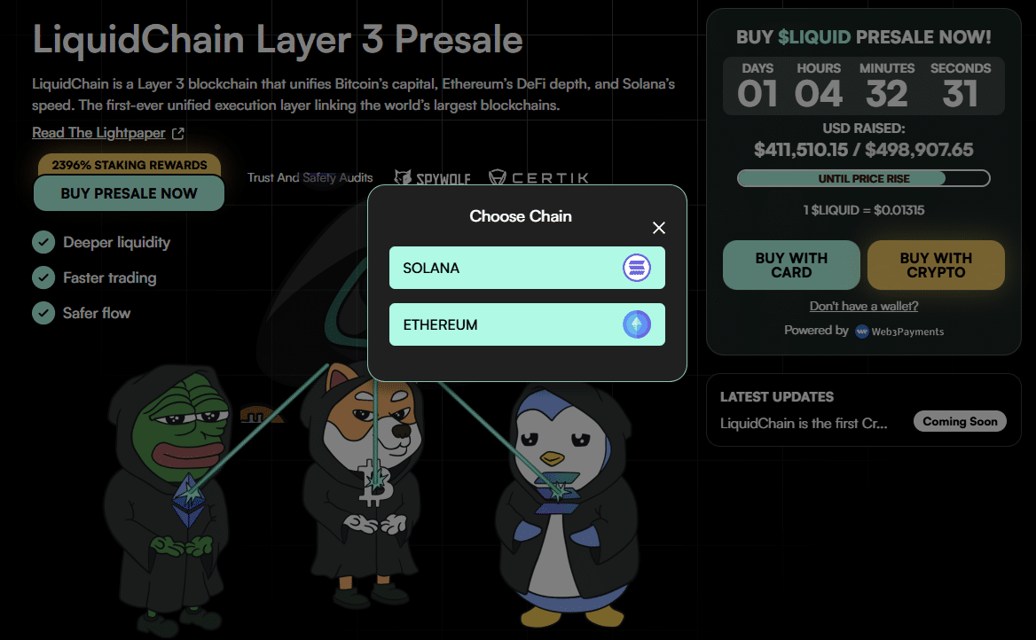 blockchain avec LiquidChain