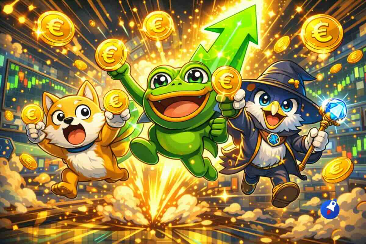 Les 3 crypto a moins de 1 euro pour faire x1000 en 2026