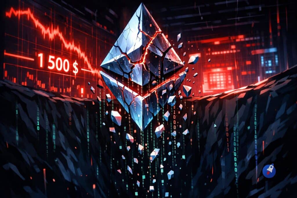 Ethereum menacé sous les 1 500 $ alors que Vitalik Buterin accélère ses ventes d’ETH