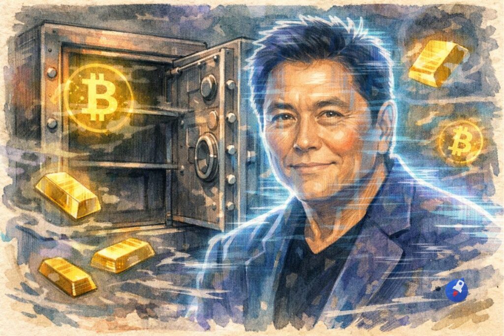 Robert Kiyosaki au cœur d’une polémique : a-t-il menti sur ses achats de bitcoin et d’or ?