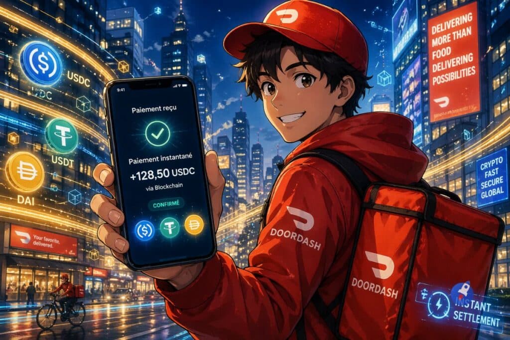 DoorDash étend les stablecoins : adoption réelle face à la désillusion boursière