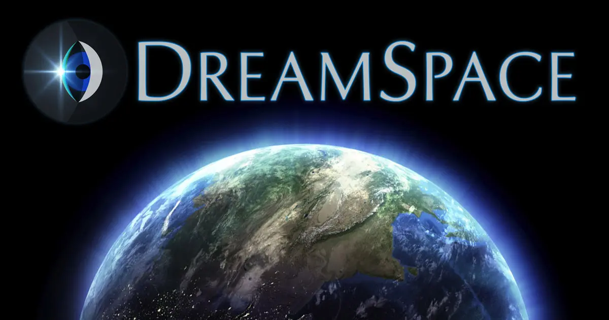Stylized image of Earth with the 'DreamSpace' logo above it.