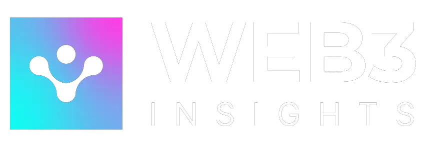 Colorful WEB3 INSIGHTS logo featuring stylized figures and modern typography.