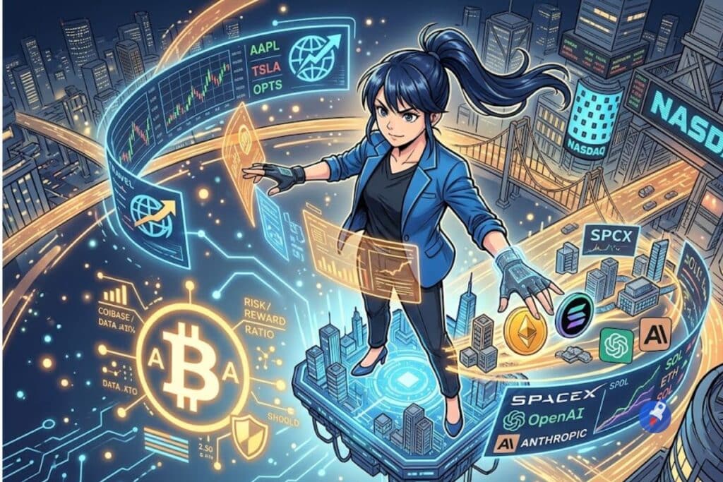 Coinbase lance un conseiller IA, des options sur actions et des marchés pre-IPO