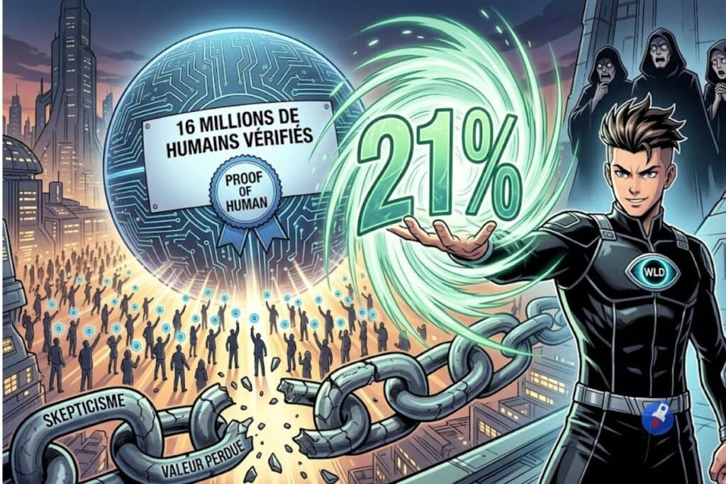 Worldcoin bondit de 20% après qu’Eightco révèle une importante position WLD